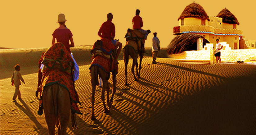 Nomadic Non Touristic Overnight Camel Safari Tour with Beauty of Thar Desert