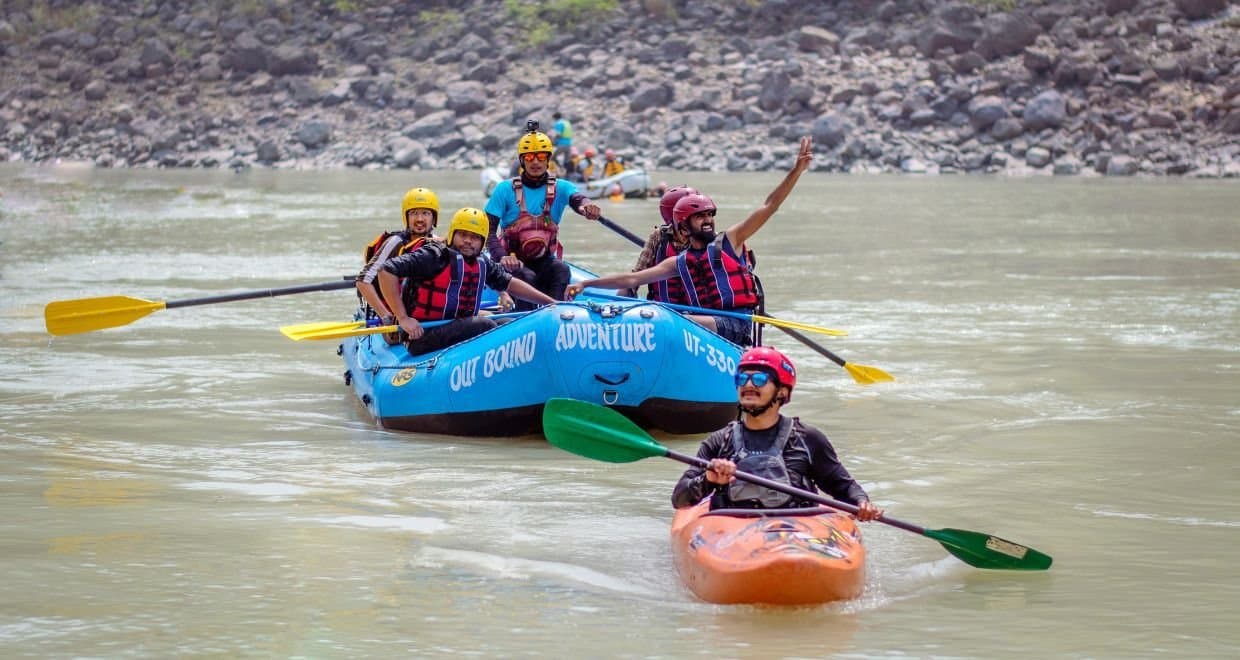 Rafting on Ganga River